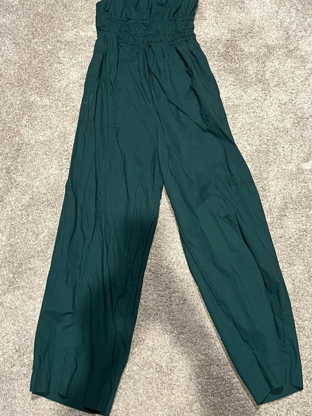 Universal Thread Dark Teal Strapless Jumpsuit